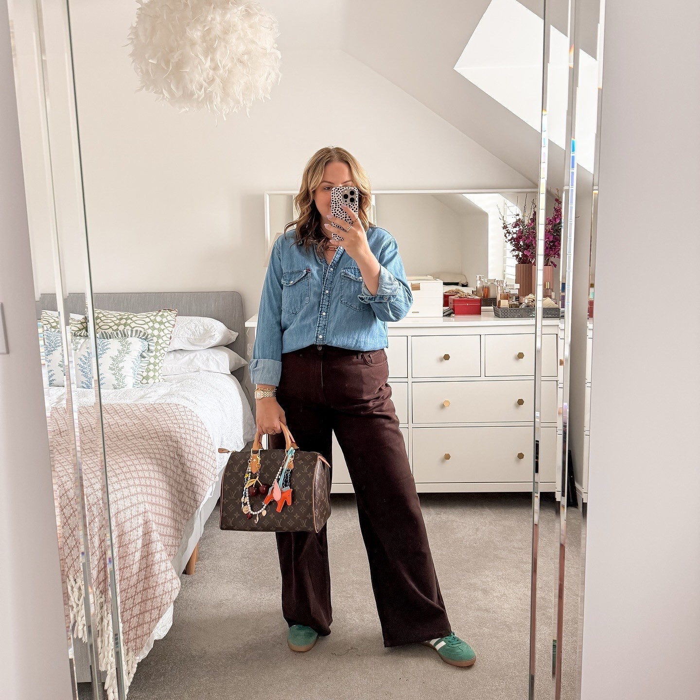 Autumn outfit 

I’m wearing a size XL in the shirt and 16 in the jeans 

Autumn outfits, autumn fashion, new in H&M, brown jeans, brown trousers, denim shirt, samba’s, trainers 

#LTKuk #LTKautumn #LTKmidsize