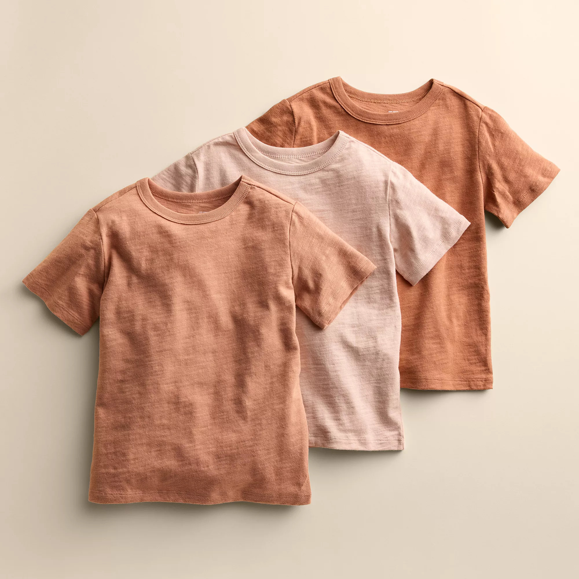 Kids 4-12 Little Co. by Lauren Conrad 3-Pack Organic Cotton Core Tees | Kohl's
