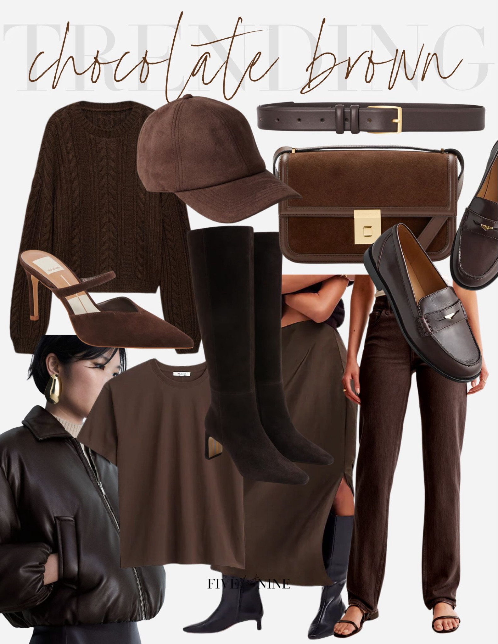 Trending: chocolate brown for fall

#LTKSeasonal