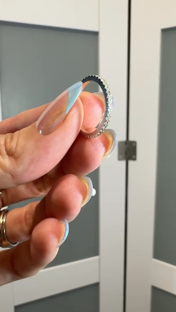 I wear this ring 24/7 and love it! I actually want to get another to stack on a different finger as well! It stacks great with a flat edge ring or a design as I show in the video! I love that the stones wrap all the way around and they look so real! I’ll also link my press on nails and other rings 

#LTKStyleTip #LTKVideo #LTKFindsUnder50