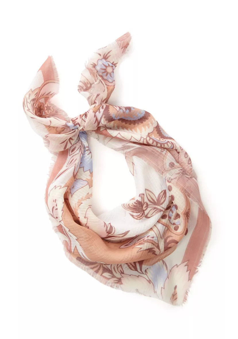 Boho Paisley Printed Square Scarf | Belk