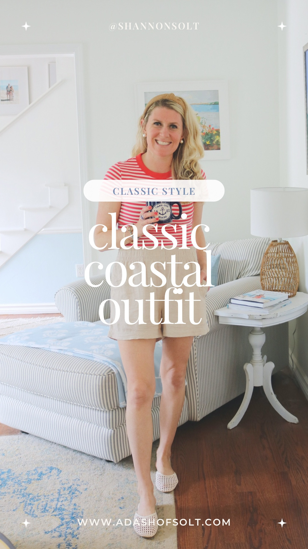You can’t get more classic than maritime stripes and linen! I’ve also really upped my woven details (woven bag, woven shoes, woven headband) game this year and I love it. 🙌

Coastal style, summer style, New England style, preppy style, preppy outfit, striped tee, linen shorts, woven mules, woven crossbody, summer outfit, New England summer, Lake Erie summer, Great Lakes summer, casual style, coastal living, coastal grandmother 

#coastaloutfit #coastalstyle #coastalgrandmother #summeroutfit #summerstyle #greatlakesstyle #newenglandstyle 

#LTKSeasonal #LTKFindsUnder50 #LTKStyleTip