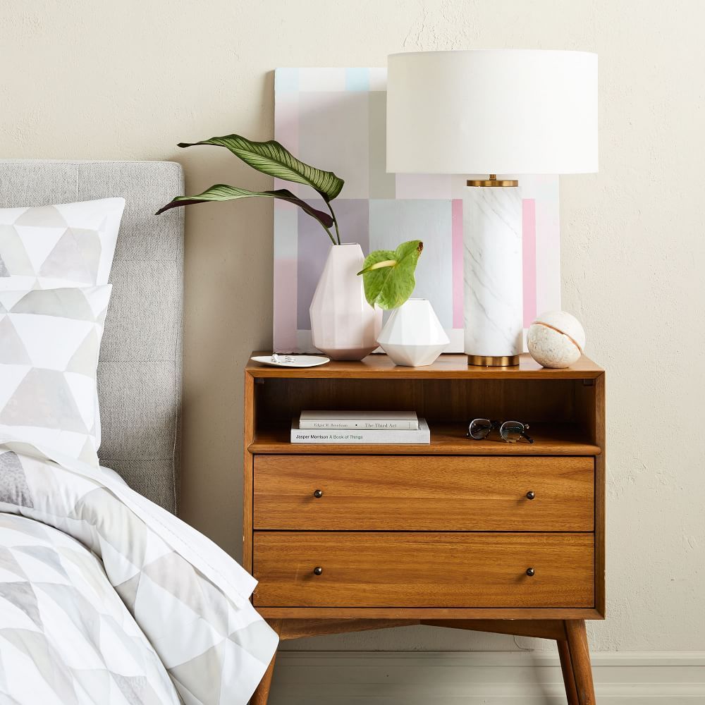 Mid-Century Grand Nightstand (In-Stock &amp; Ready to Ship) | West Elm (US)
