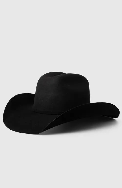 Manela The Boss Premier Cowboy Hat in Black at Nordstrom, Size 60 | Nordstrom