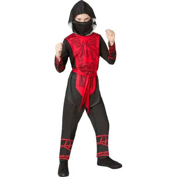 Way to Celebrate Ninja Costume for Children, Boys Medium (Size 8) | Walmart (US)