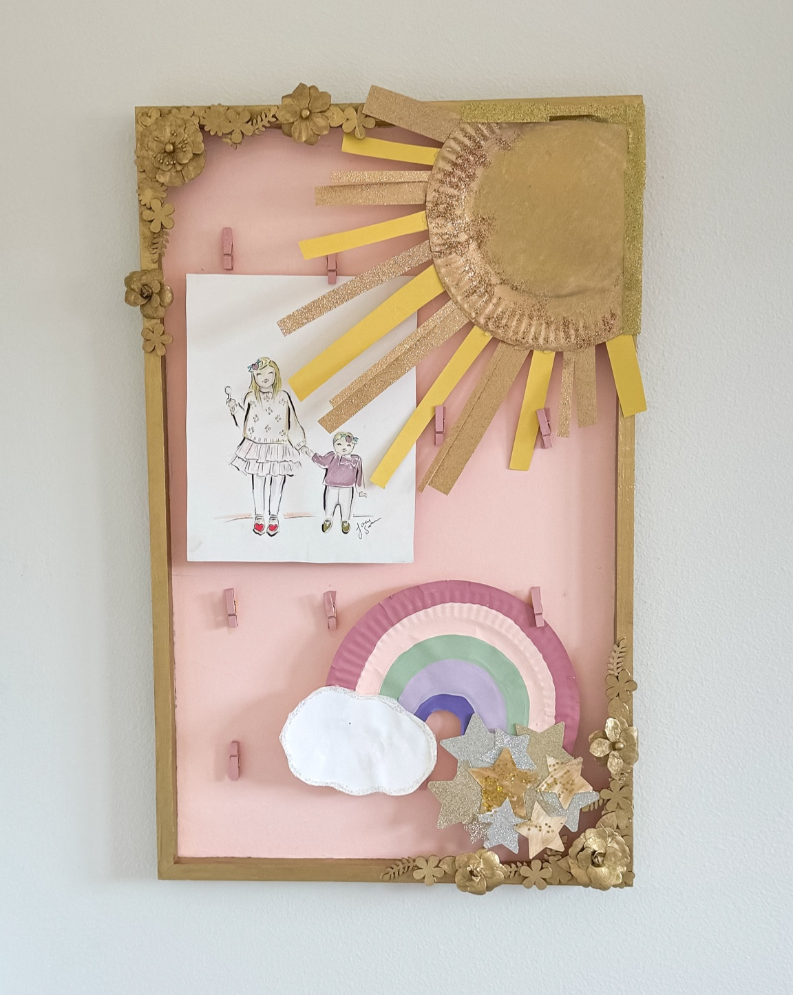 DIY kids art display (tutorial on instagram) 

#LTKHome #LTKKids