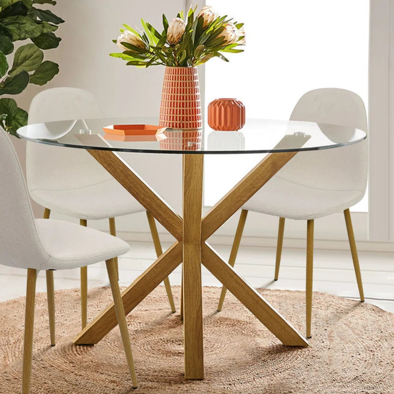 Eastep 39.4" Pedestal Dining Table | Wayfair North America