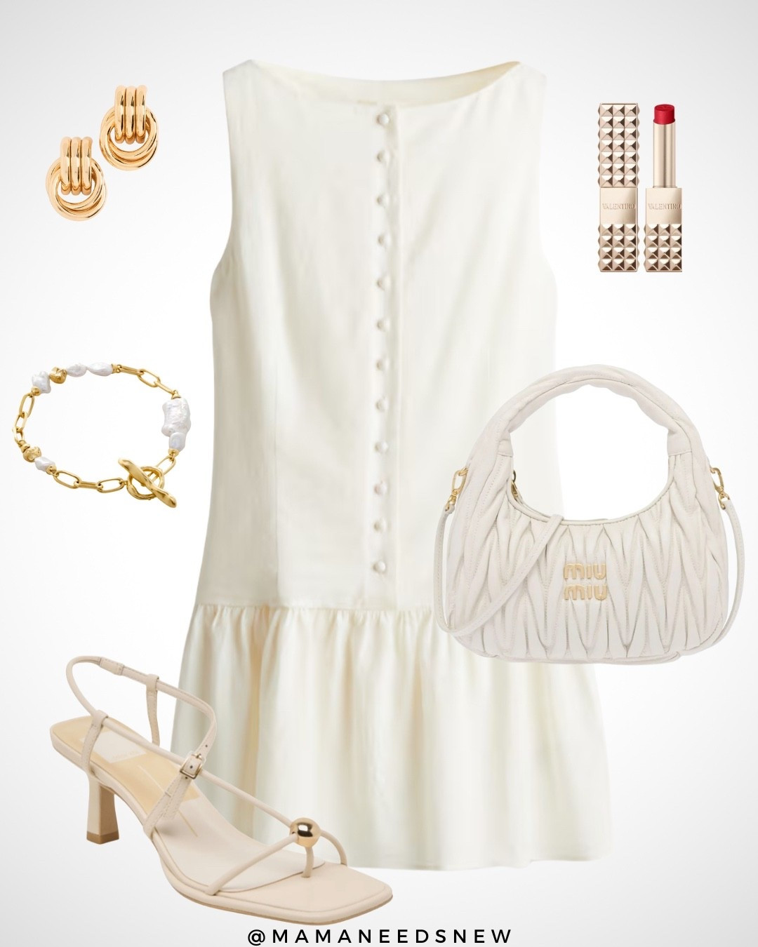 A summer / vacation outfit with a button down linen blend dress, heels, small top handle bag 🤍

#LTKStyleTip #LTKSaleAlert #LTKItBag