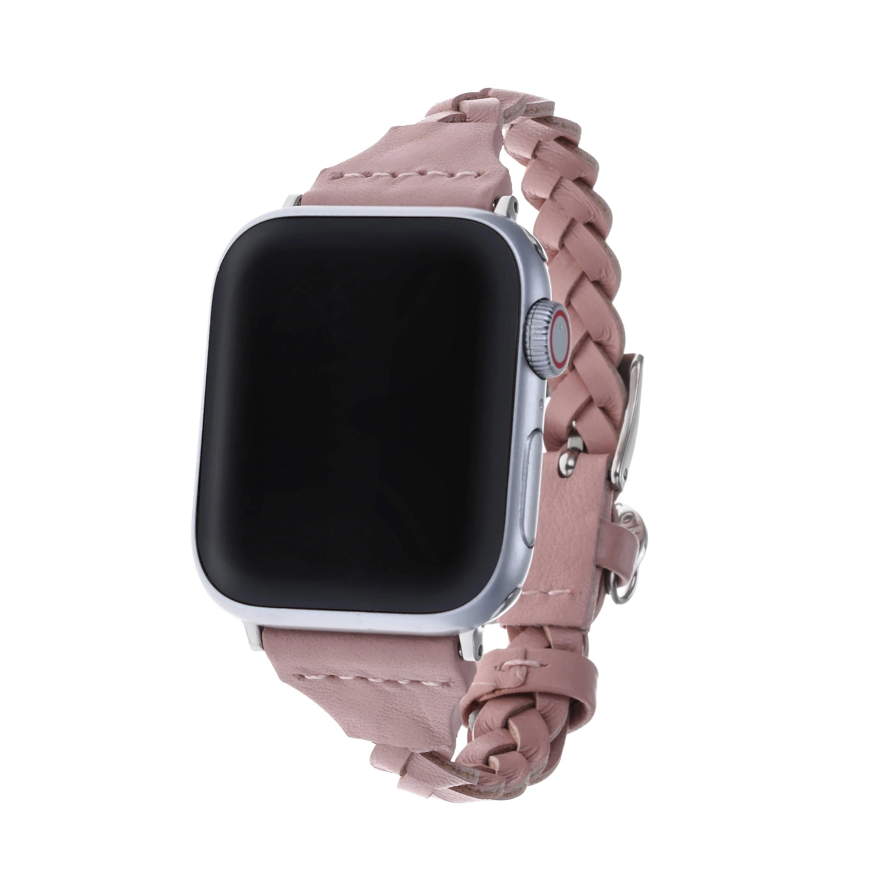 Braided Apple Watch Strap - Pink | Victoria Emerson