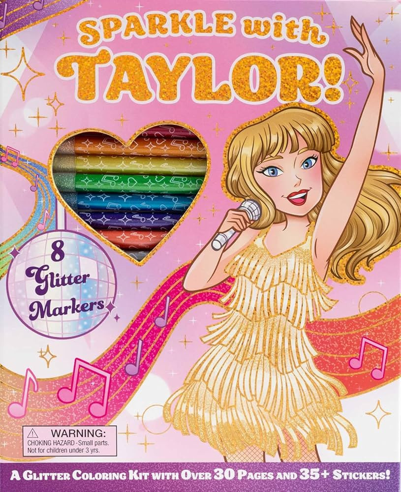 Sparkle with Taylor! A Glitter Coloring Kit | Amazon (US)
