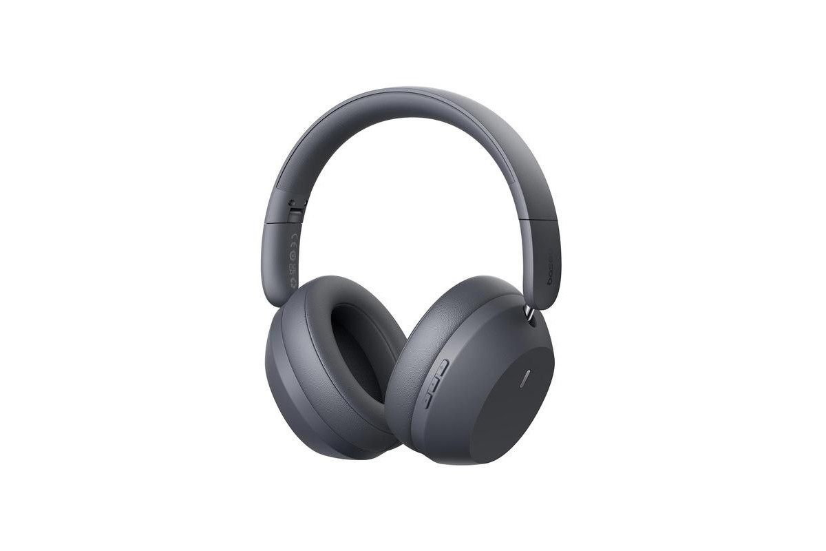 Baseus Wireless Headphones Bluetooth Foldable Over Ear Headphones Bass 35 Max, Gray - Grey | Macy's
