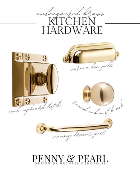 Unlacquered brass kitchen hardware from Rejuvenation. I used a combination of ball knobs, bin pulls, drawer pulls and oval cupboard latches to achieve a timeless and curated look for my kitchen. I love that the unlacquered brass will patina over time and add character.

Shop now and follow @pennyandpearldesign for more interior style and home design.

 

#LTKhome #LTKunder50 #LTKstyletip