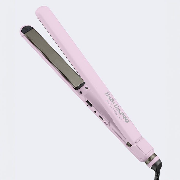 BaBylissPRO® Nano Titanium™ Limited Edition 1" Ultra-Thin Flat Iron (Pink) | BaBylissPRO