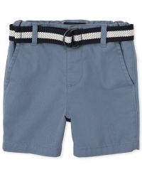 Baby And Toddler Boys Belted Chino Shorts | The Children's Place