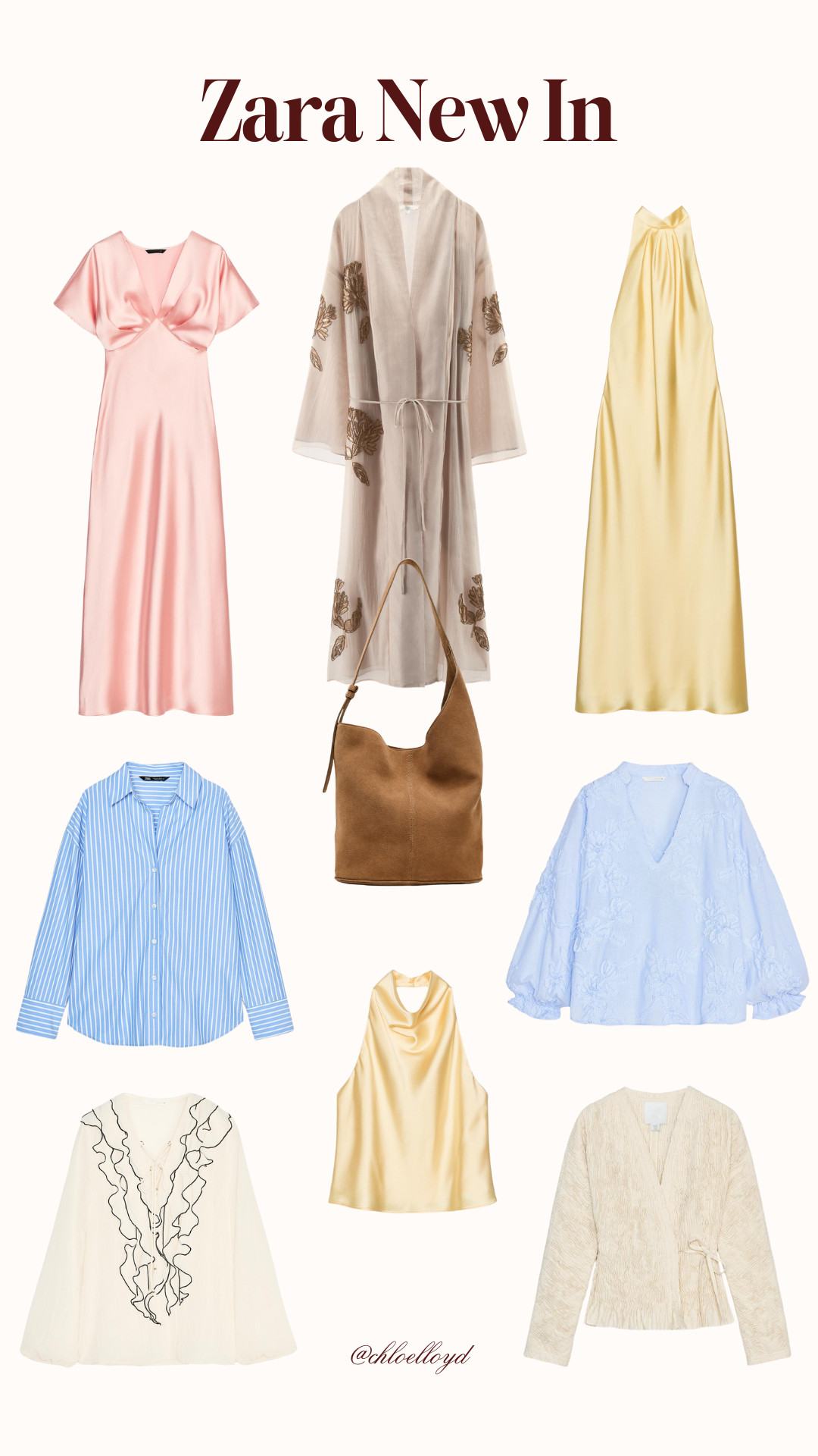 Top, Dress, Poplin Blouse, Blazer, Suede Bucket Bag, Zara 

 #LTKuk #LTKspring #LTKstyletip