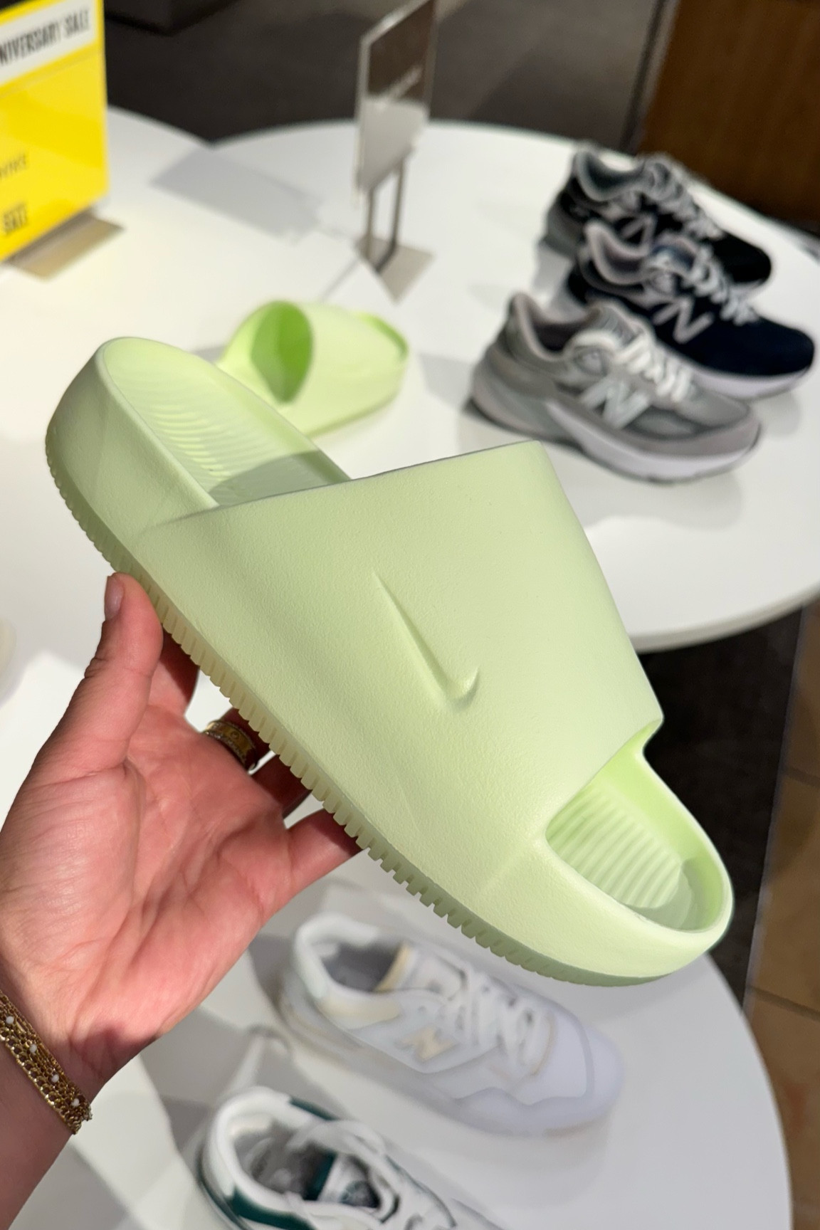 Love the fun color of these slides!!! So perfect for spring and summer and they felt really comfortable! And they’re on sale right now!!! 

#LTKShoeCrush #LTKSaleAlert #LTKxNSale