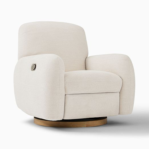 Elora Manual &amp; Power Swivel Glider Recliner | West Elm (US)