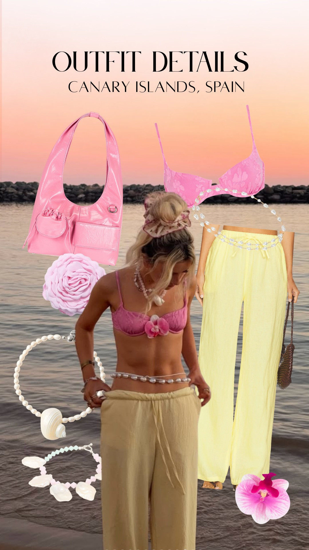 Canary Islands outfit details (pt. 2) 🌸🐚👙 

 #LTKootd #LTKSwim #LTKTravel