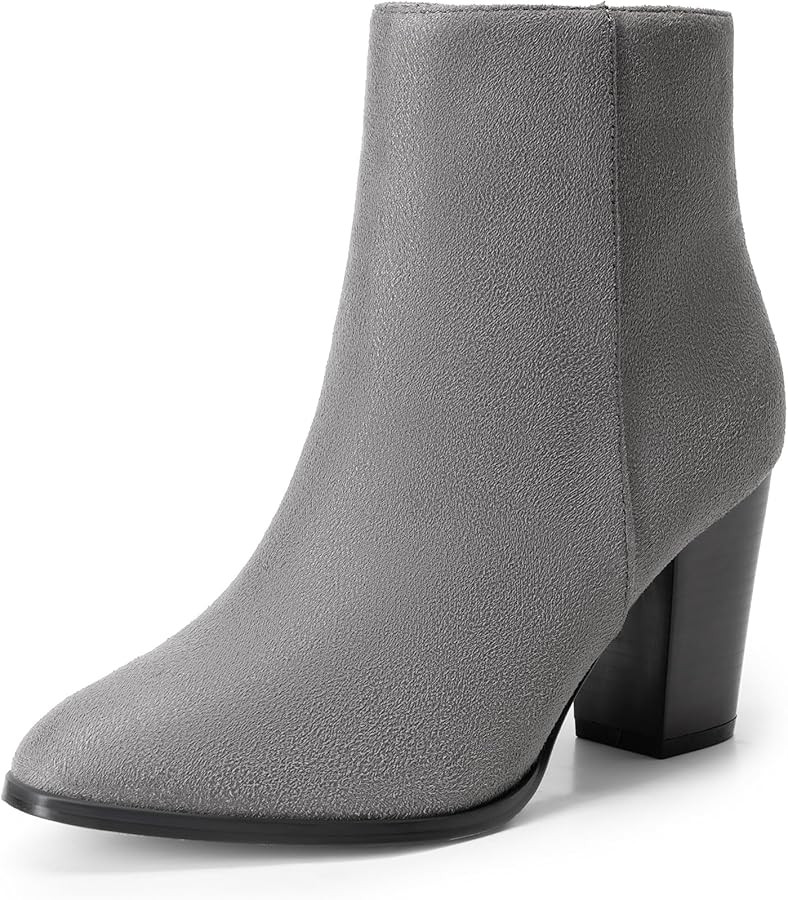DREAM PAIRS Women's Ankle Boots Chunky Block Heel Booties | Amazon (US)