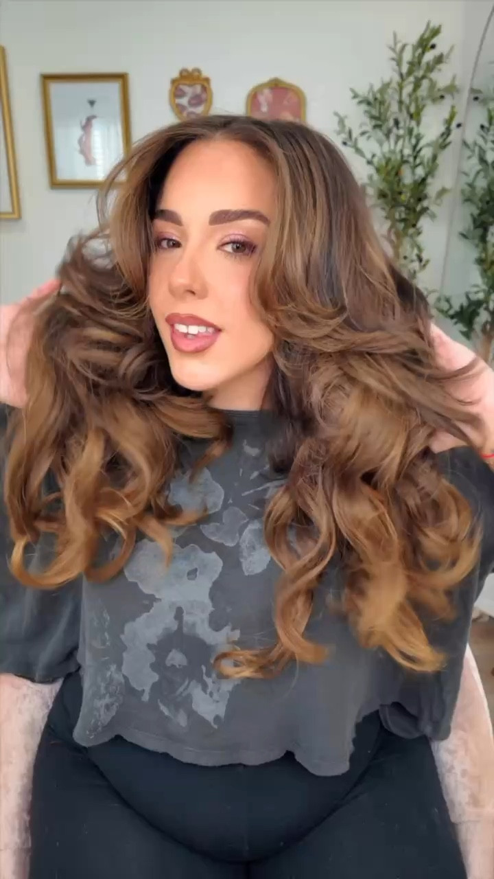 Here’s how I get this bouncy bombshell
"blowout" hair look * the power of pin curls and rollers is insane!

#bouncyblowout #90sblowout #pincurls #velcrorollers #bouncycurls #bouncyhair

#LTKBeauty