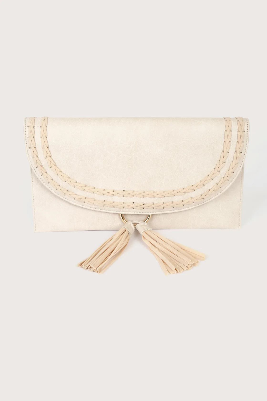 A Stitch In Time Ivory Tassel Clutch | Lulus (US)