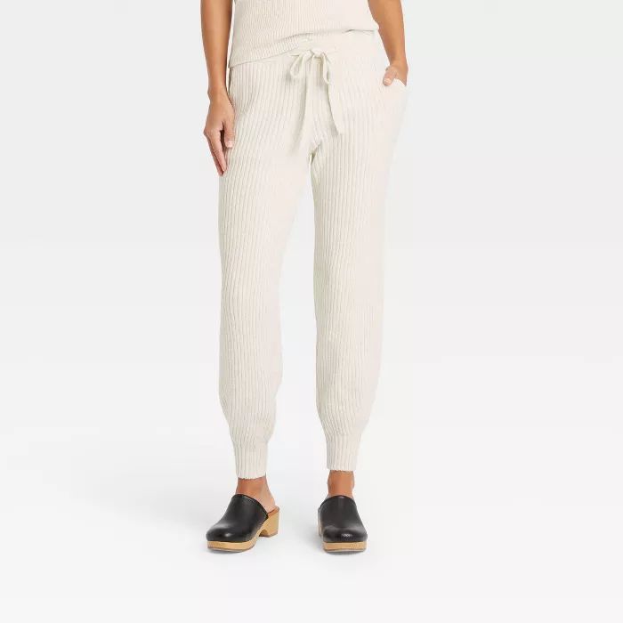 Women's Drawstring Sweater Jogger Pants - Universal Thread™ | Target