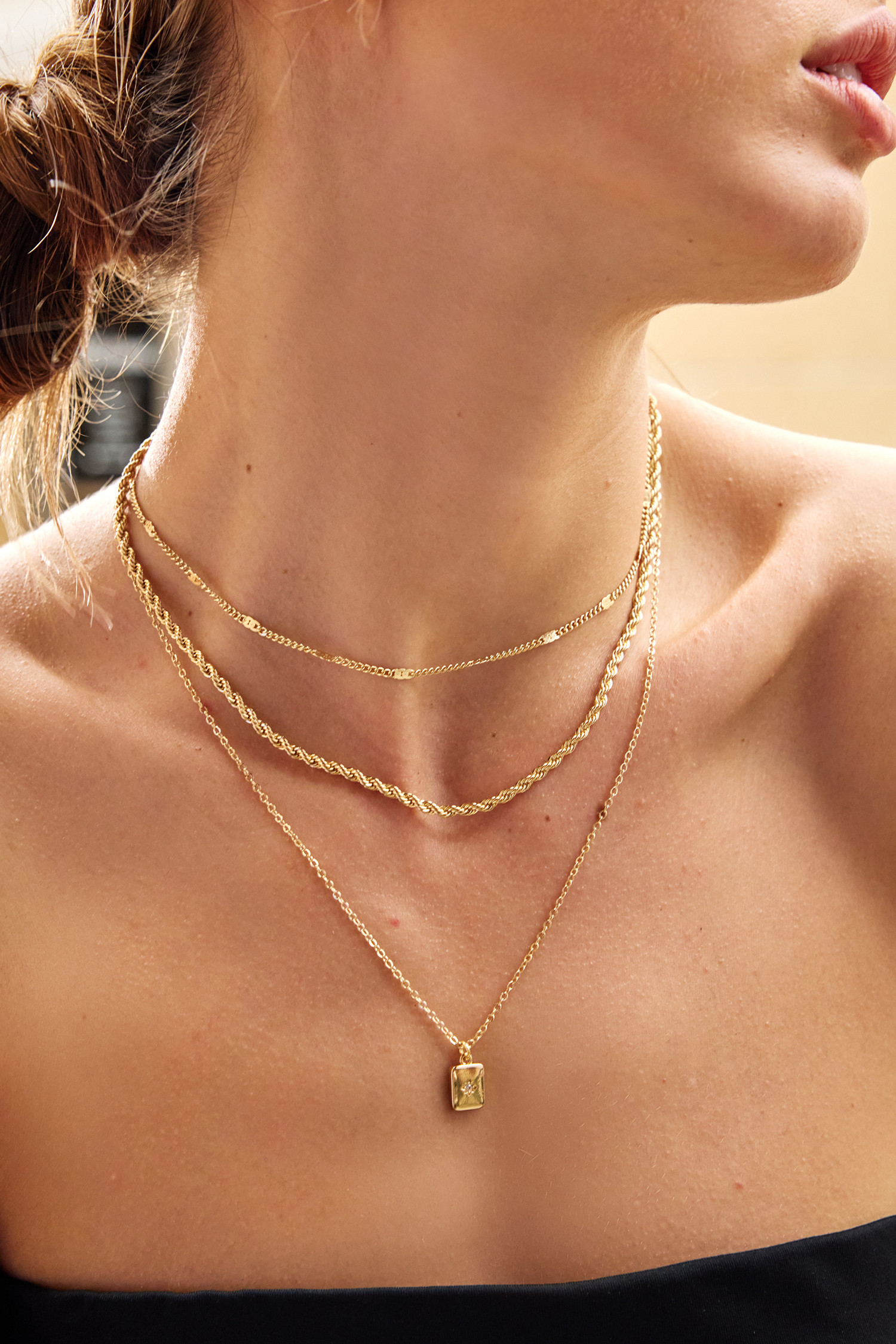 Finer Things Gold-Tone Necklace Set | Cupshe US