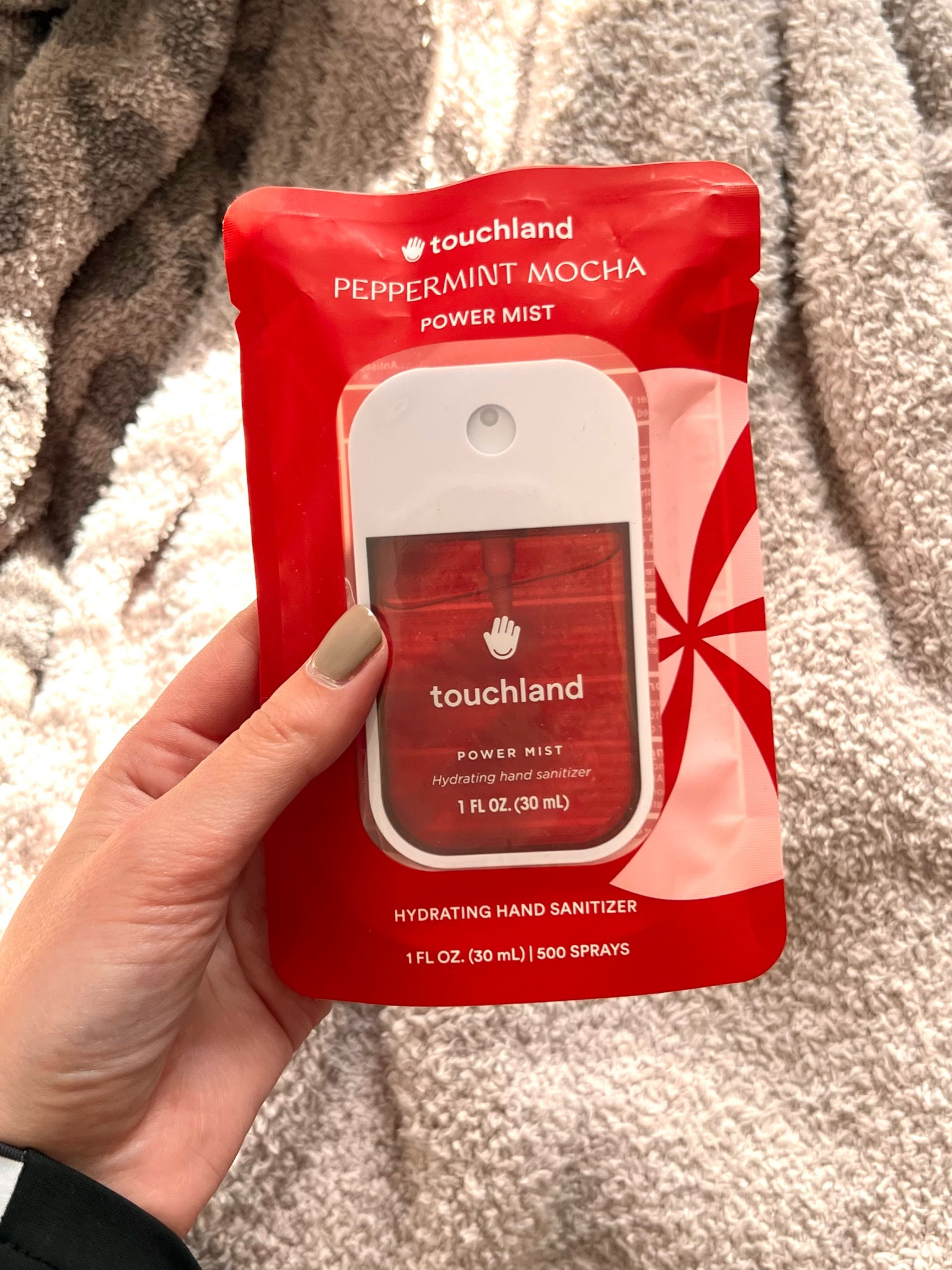 Peppermint mocha touchland hand sanitizer now available 🥰🎄

#LTKGiftGuide #LTKHoliday #LTKSeasonal