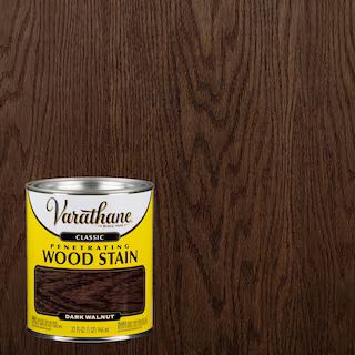 Varathane 1 qt. Dark Walnut Classic Wood Interior Stain 339720 | The Home Depot
