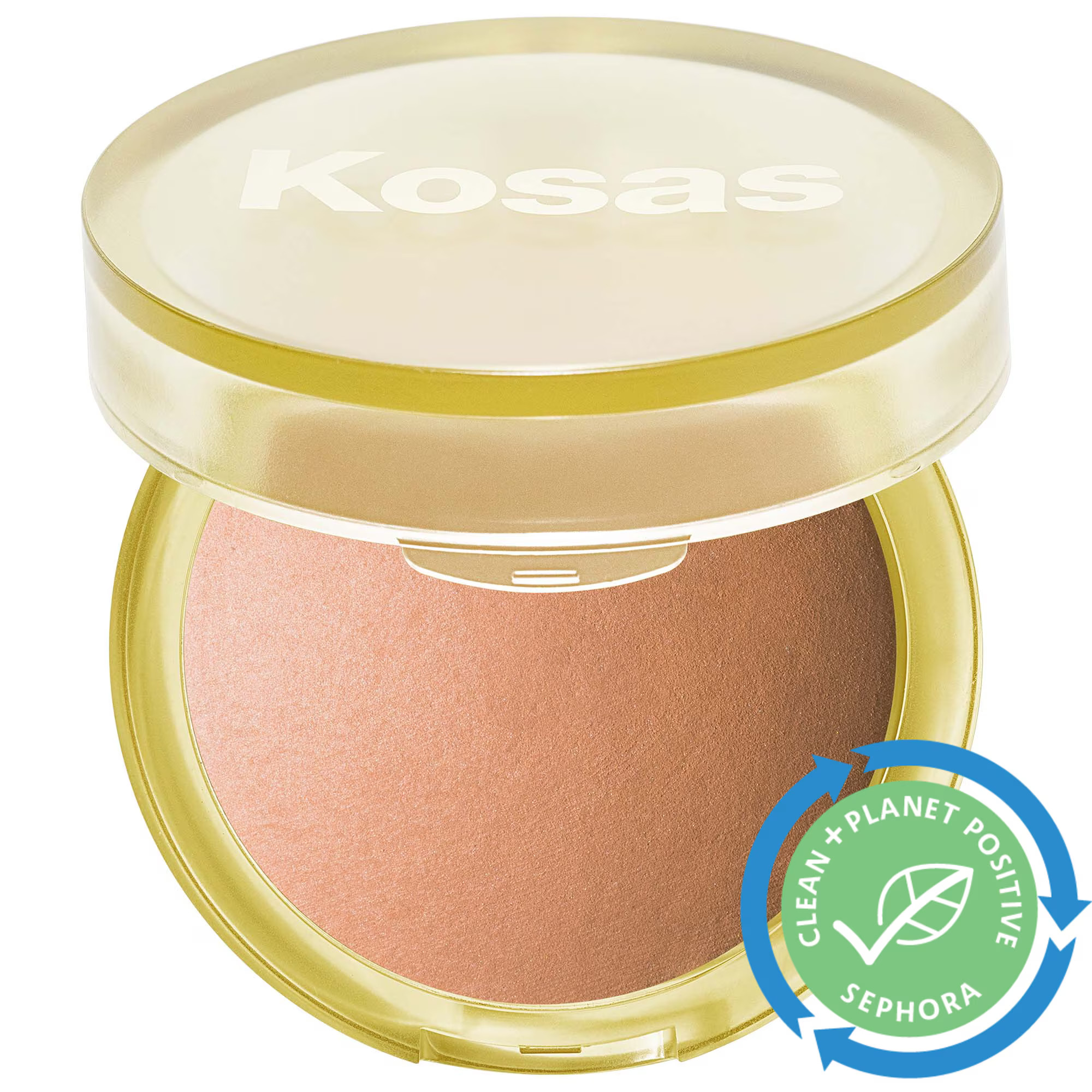 Kosas The Sun Show Glowy Warmth Talc-Free Baked Bronzer Beachy 0.21 oz / 6 g | Sephora (US)