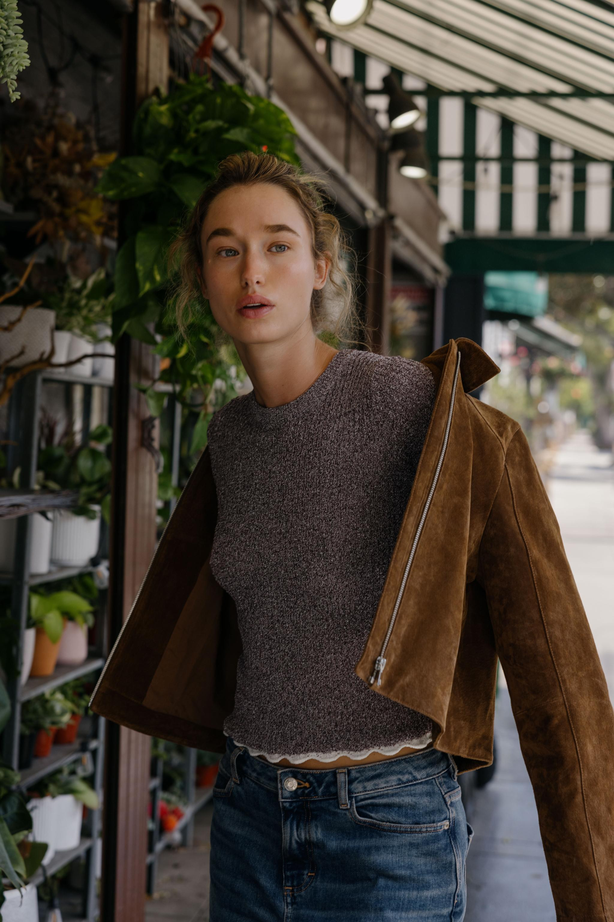 KURZJACKE AUS 100 % LEDER | Zara DE