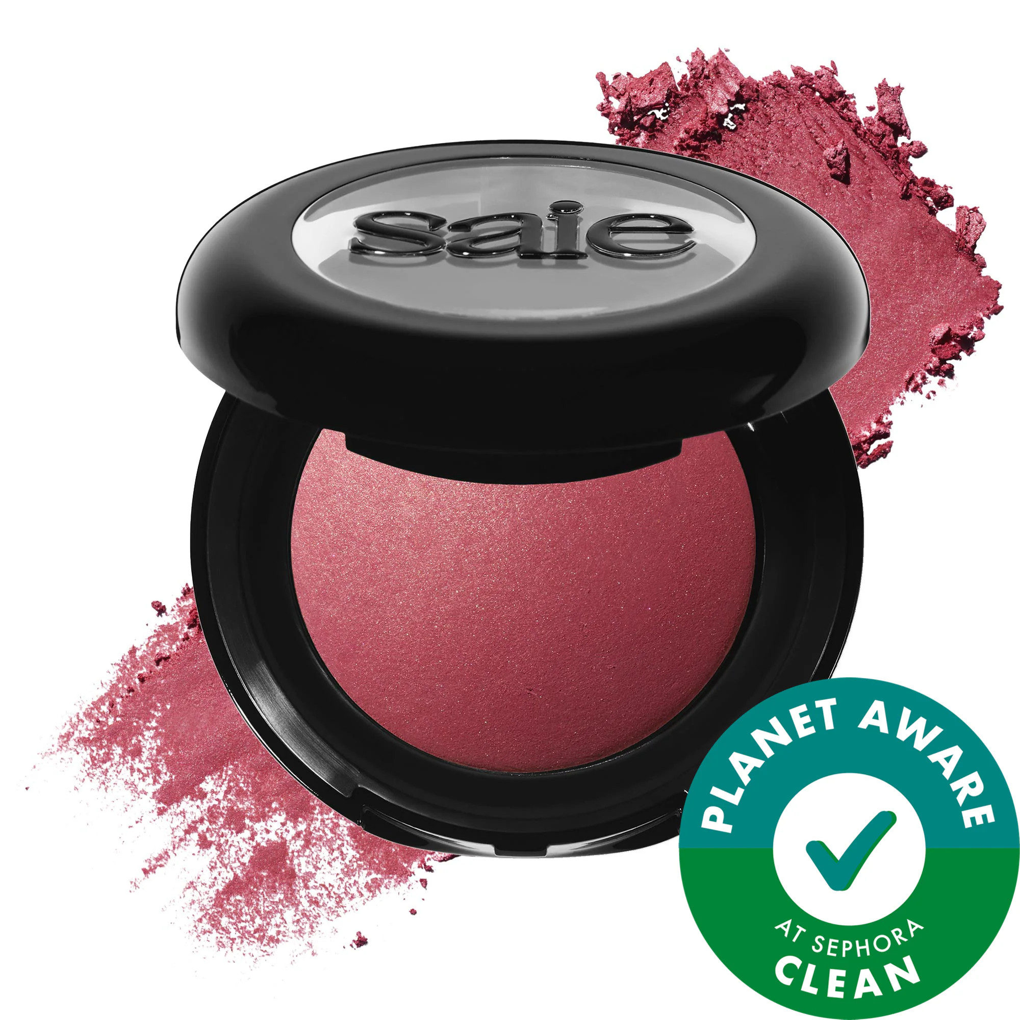 Saie SuperSuede Talc-Free Powder Blush Grazie .01 oz / 3 g | Sephora (US)