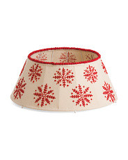 Felt Snowflake Tree Collar | Marshalls