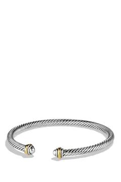 Cable Classics Bracelet with 18K Gold, 4mm | Nordstrom