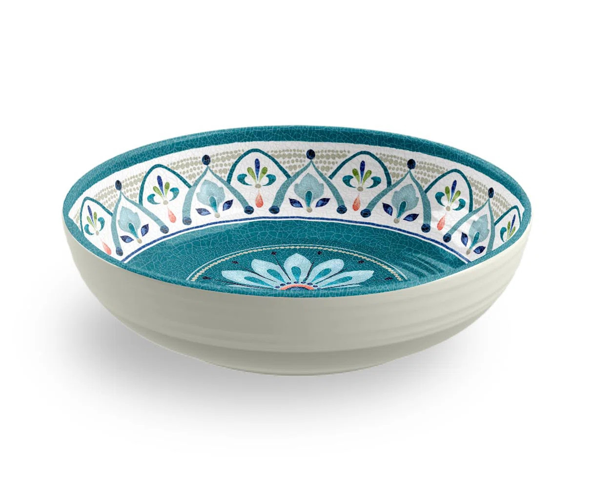 Mauricio 1280ml Medallion Salad Bowl - Melamine | Wayfair UK