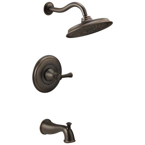 Delta Valdosta with H2Okinetic Technology Venetian Bronze 1-Handle Bathtub and Shower Faucet with... | Lowe's