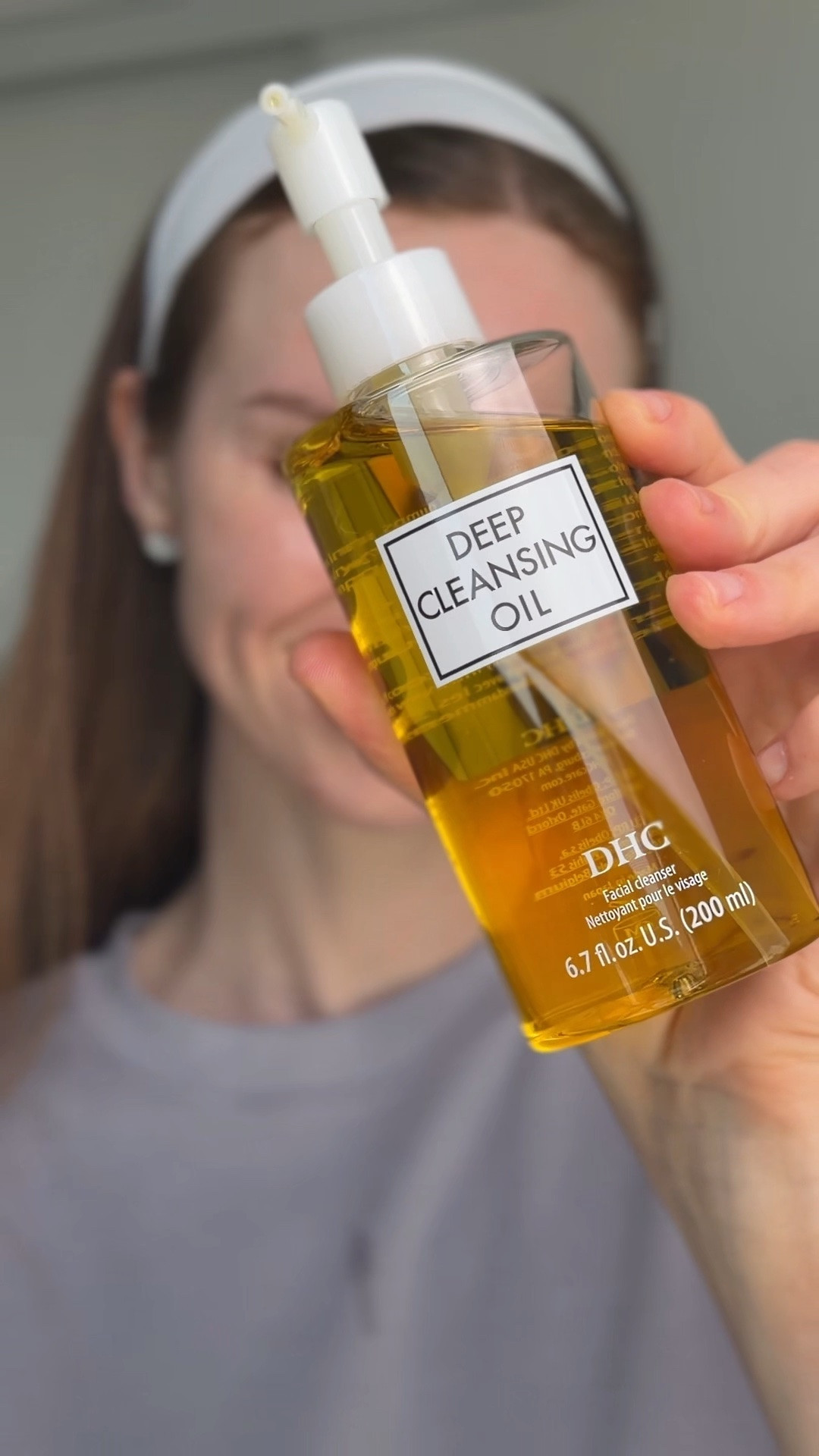 Oil Cleanser That Easily Removes Makeup & SPF | DHC Review @dhcskincare #Affiliate