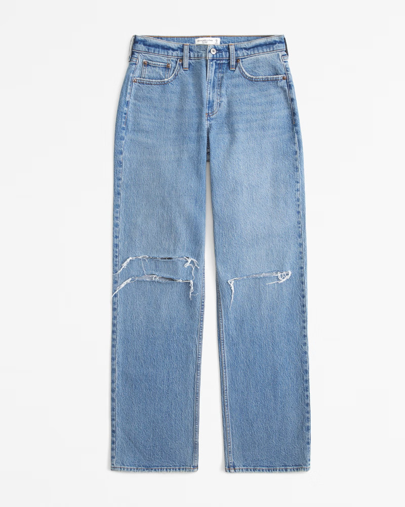 Women's Low Rise Baggy Jean | Women's Bottoms | Abercrombie.com | Abercrombie & Fitch (US)