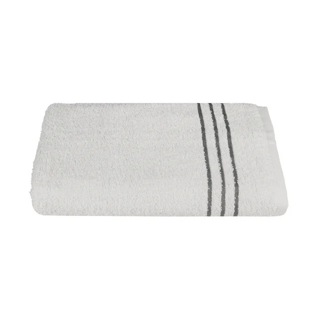 Mainstays Soft & Plush Cotton Adult Bath Towel, White | Walmart (US)