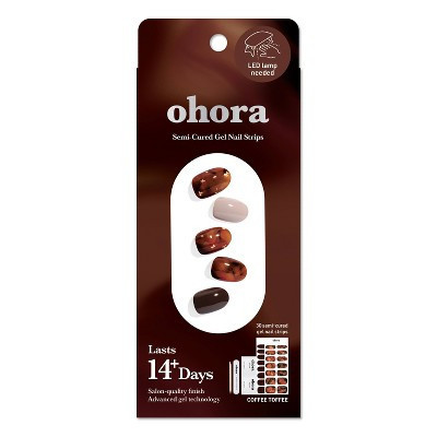 Ohora Gel Nail Art Design Line - Coffee Toffee - 30ct | Target