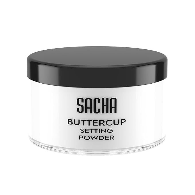 Sacha BUTTERCUP No Color Setting Powder. No Ashy Flashback. Blurs Fine Lines and Pores. Loose, Tr... | Amazon (US)