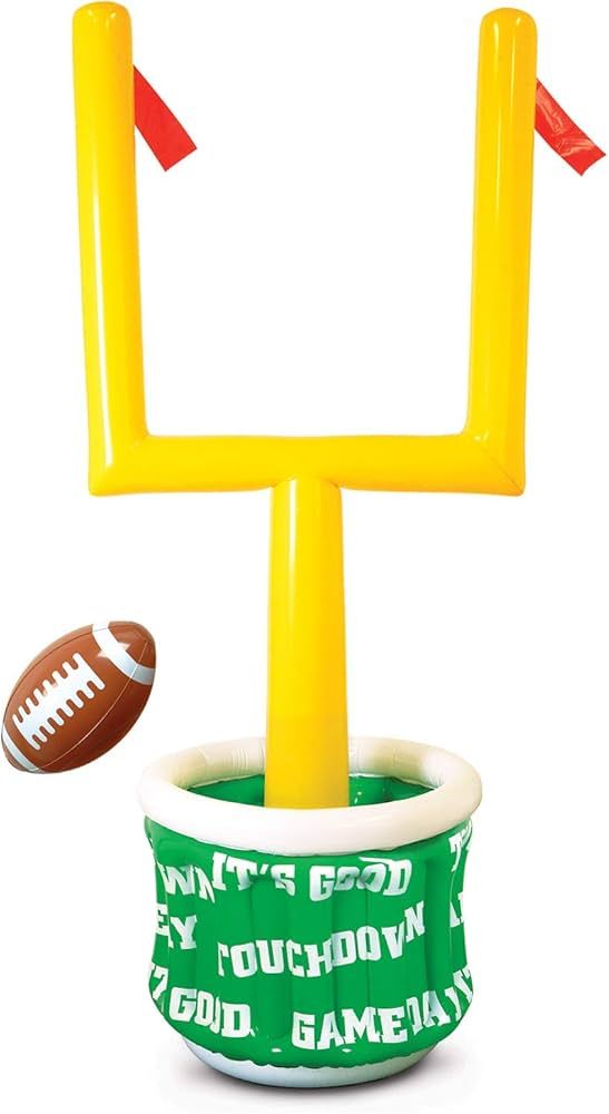 Amazon.com: Beistle Inflatable Football Goal Post Cooler With Football, 74” x 28” Holds appro... | Amazon (US)