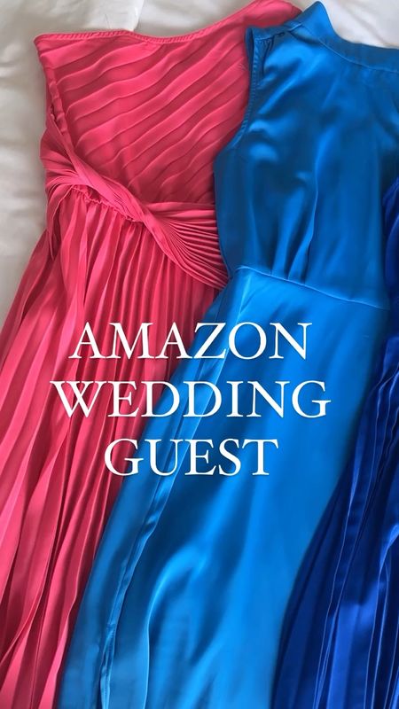Amazon wedding guest dresses. All come in more colors. Tts or size down if you have a smaller chest like me. Spring wedding. Summer wedding. Event. Cocktail. Formal 

#LTKwedding #LTKFind #LTKunder50
