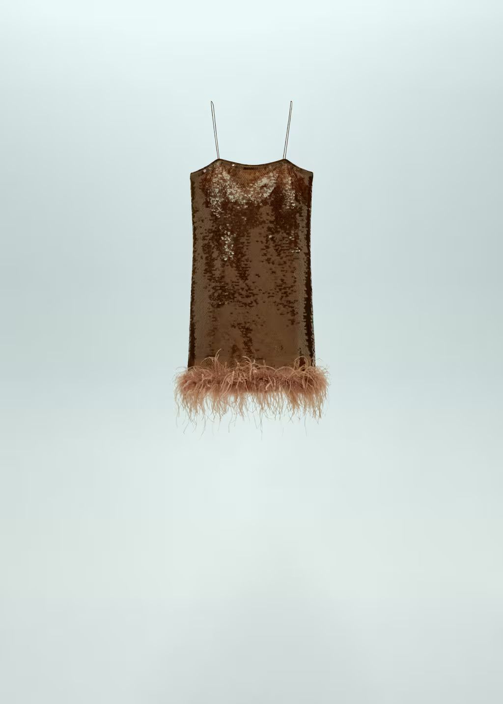 Sequin dress with fringe detail -  Women | Mango USA | MANGO (US)