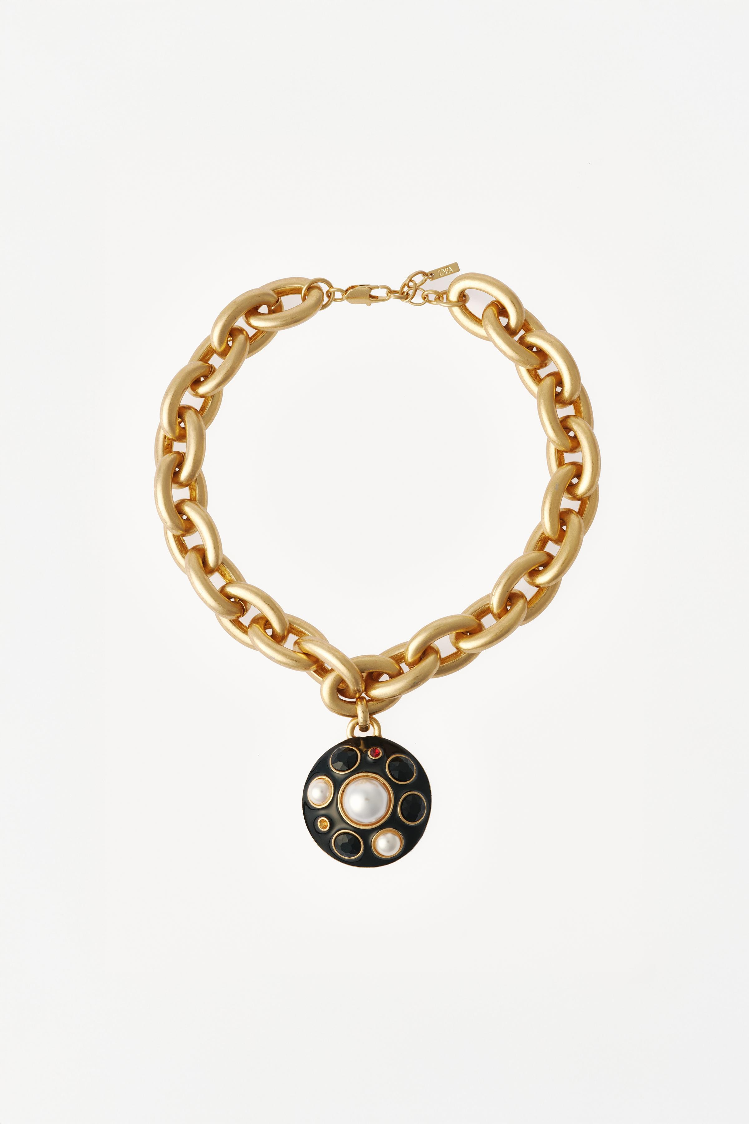 WILLY CHAVARRIA X ZARA PEARL JEWEL BUTTON EARRINGS | Zara US