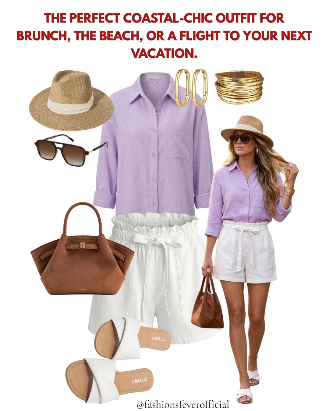 Summer outfits! The perfect coastal-chic outfit for brunch, the beach, or a flight to your next vacation.

Finding that balance between "effortlessly polished" and "total comfort" is the ultimate summer goal. This linen-blend combo is my current go-to, it’s breathable enough for the heat, structured enough for lunch, and chic enough to take you anywhere.
The best part? You can easily transition this look from your morning coffee run to a seaside dinner by just swapping the slides for a block heel.

#CoastalChic #ElevatedCasual #SummerCapsuleWardrobe #EffortlessStyle #fashionsfeverofficial

#LTKsummer #LTKstyletip #LTKbag