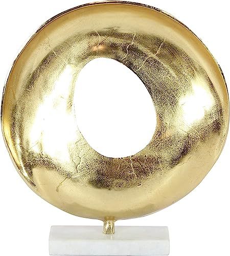Deco 79 Sculpture, 15" L x 4" W x 17" H, Gold | Amazon (US)