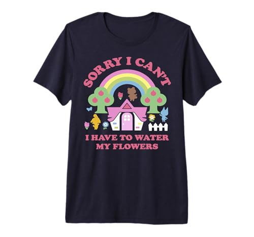 Animal Crossing Sorry I Can't I Have To Water My Flowers Premium Tri-blend T-Shirt | Amazon (US)