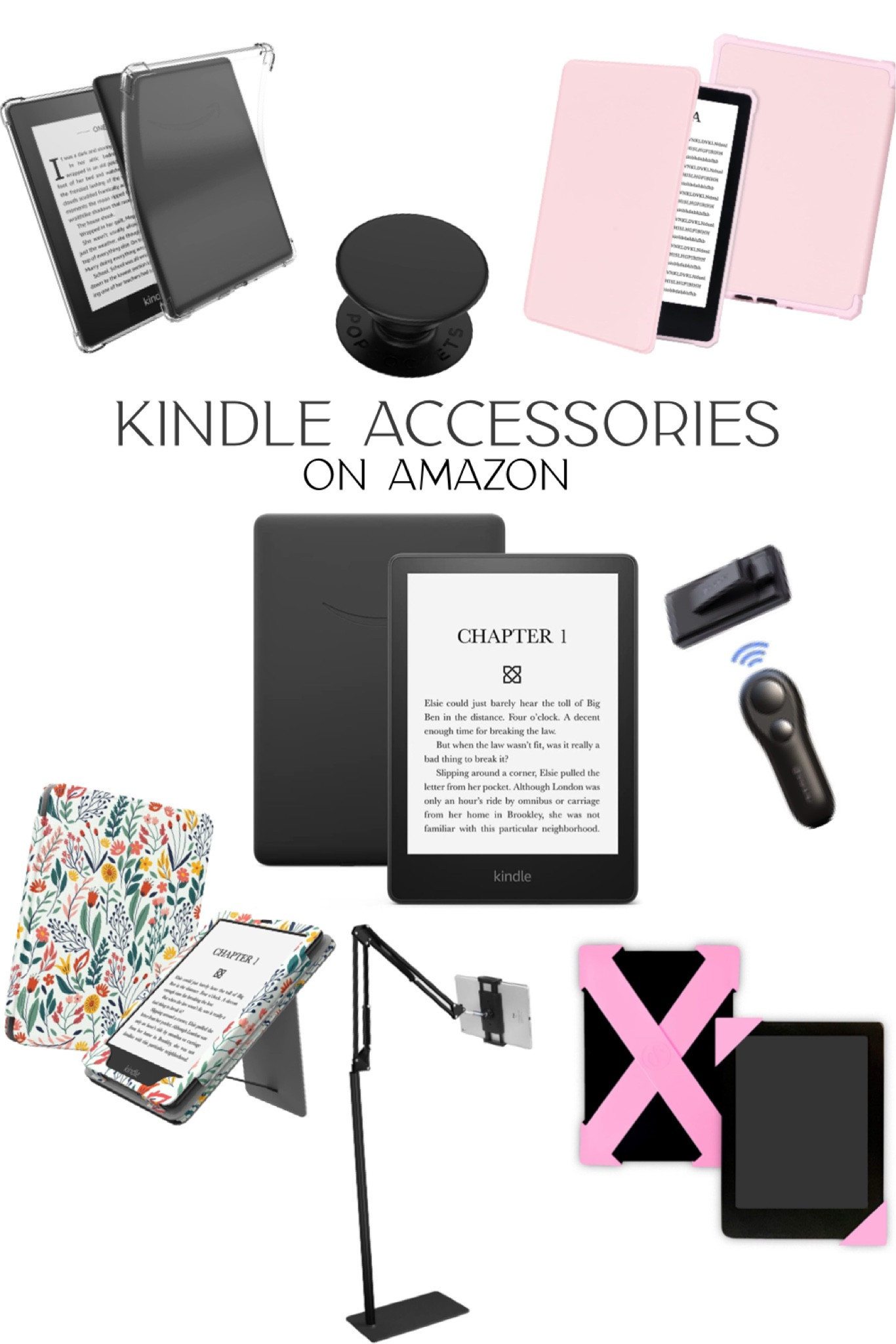 White Kindle Accessory - Strapsicle in 2023