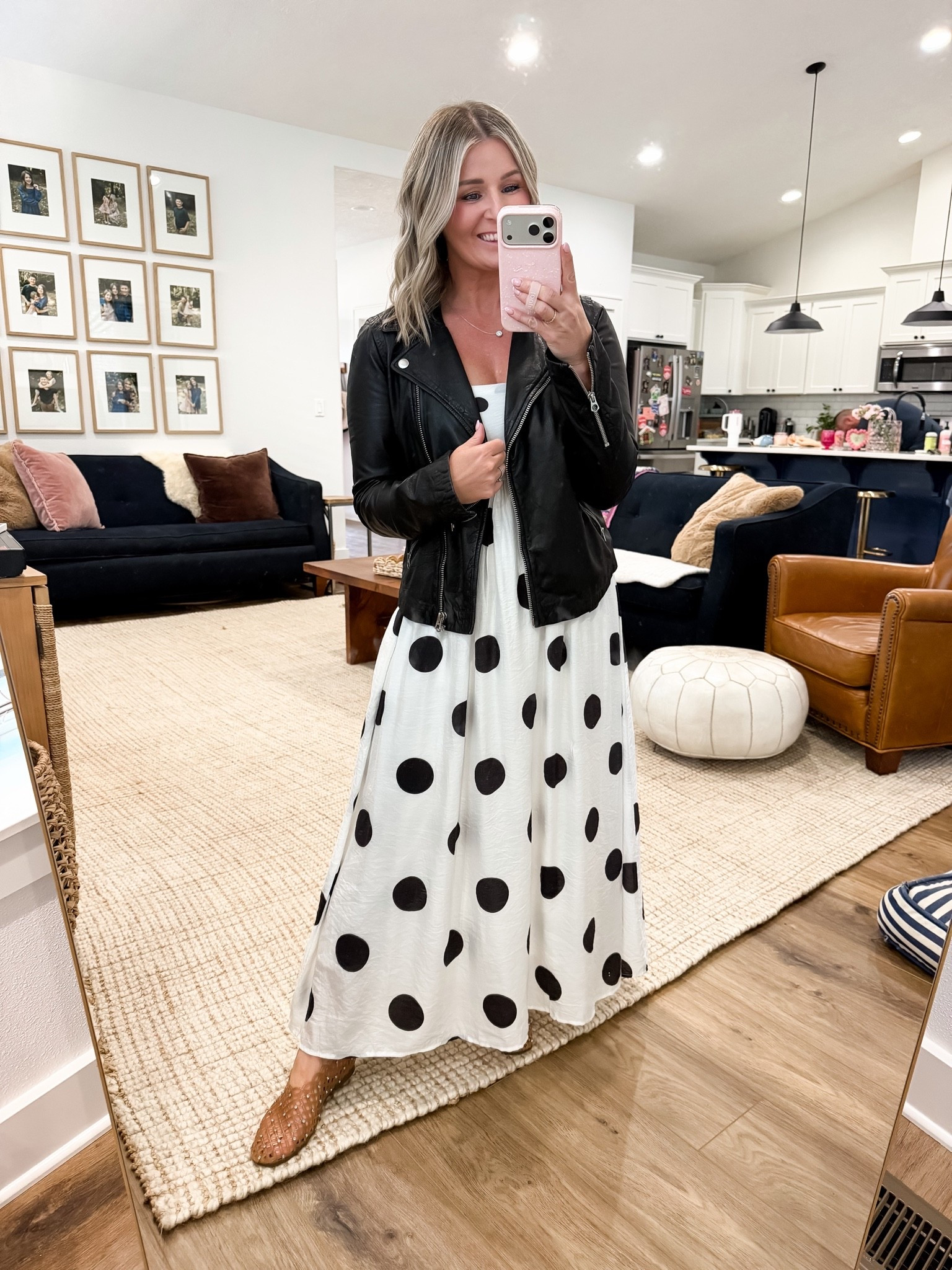 Trending: polka dots 
I love this maxi dress. 
Wearing size small
Use code STYLEDBYLUXE20 for a discount at checkout

#LTKOver40 #LTKSaleAlert #LTKootd